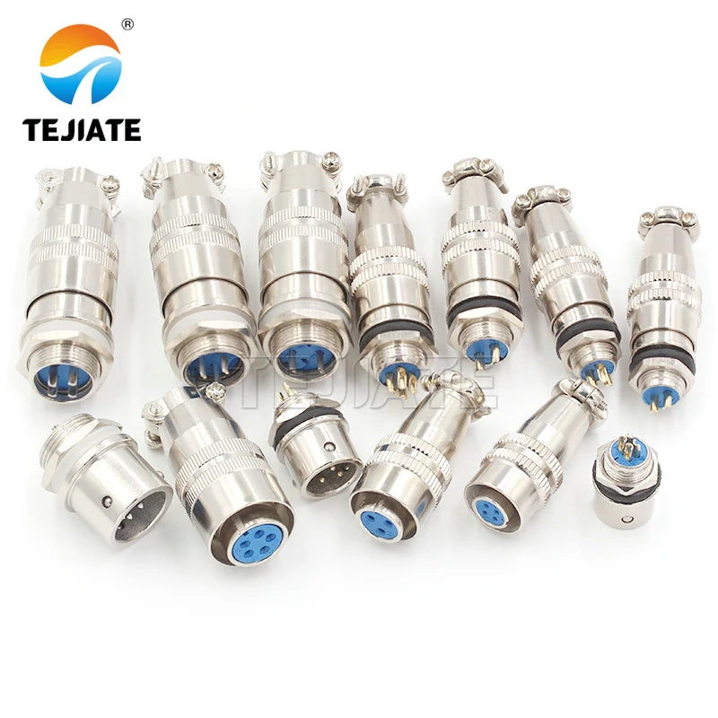 Small aviation plug XS8/9/10/12JK-2/3/4/5/6 core push-pull socket connector gold-plated 250v