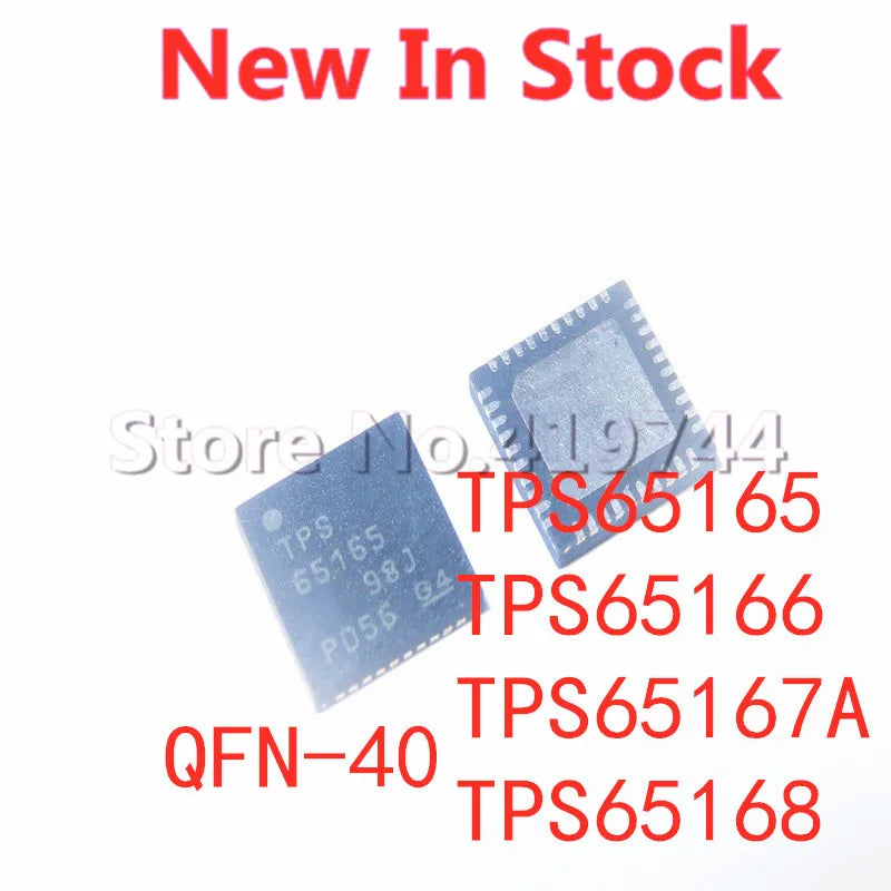 2PCS/LOT TPS65165 TPS65166 TPS65167A TPS65168 QFN-40  SMD LCD Logic Board Chip In Stock NEW original IC