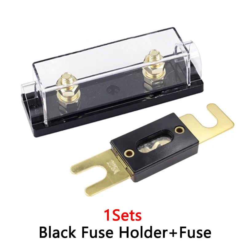 30A-500A Fuses AMP ANL Fuse Holder Bolt-on Automotive Fuse Holders Fusible Link with Fuse