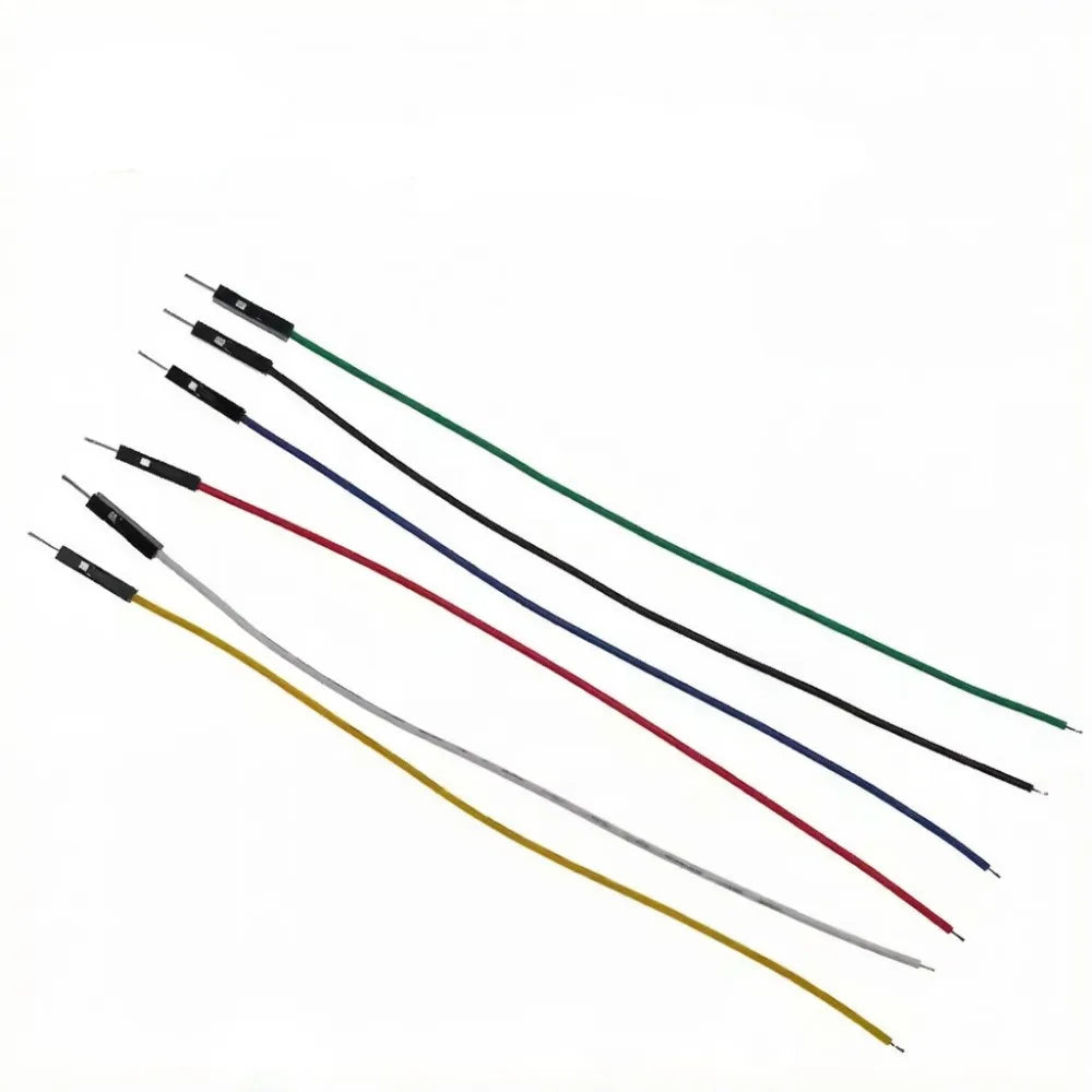 10Pcs 2.54mm Pitch Single End Dupont Jumper Wire 1Pin Male Female Connector 26AWG Breadboard Jumper Cable