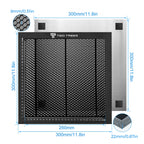 TWOTREES Honeycomb Working Table for CO2/Diode Laser Engraving and Cutting Machine | Durable Laser Metal Bed CNC Tools