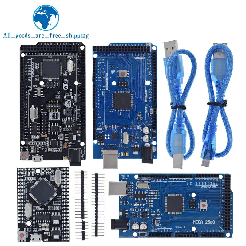 TZT Mega2560 ATMEGA16U2 / Pro Mini MEGA 2560 Mega+WiFi R3 ATmega2560 CH340G For Arduino Mega R3 Development Board ESP8266