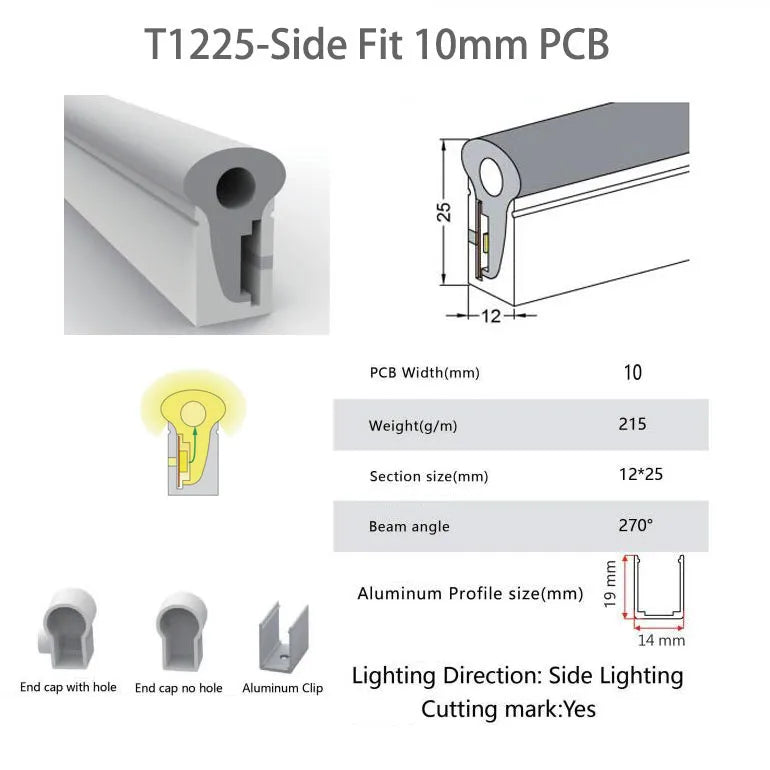 WS2812B WS2815 Neon Silica Gel Tube IP67 Waterproof Outdoor For WS2811 WS2813 SK6812 5050 Addressable RGB LED Strip