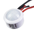 2PCS Automatic Sensor Light Switch LED Human Body Sensor Infrared Sensor Detection Infrared PIR Probe LED Body Sensor Switch