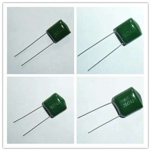 10pcs Mylar Film Capacitor 100V 2A 220pF~0.47uF 5% (2A221J~2A474J) Polyester Film capacitor