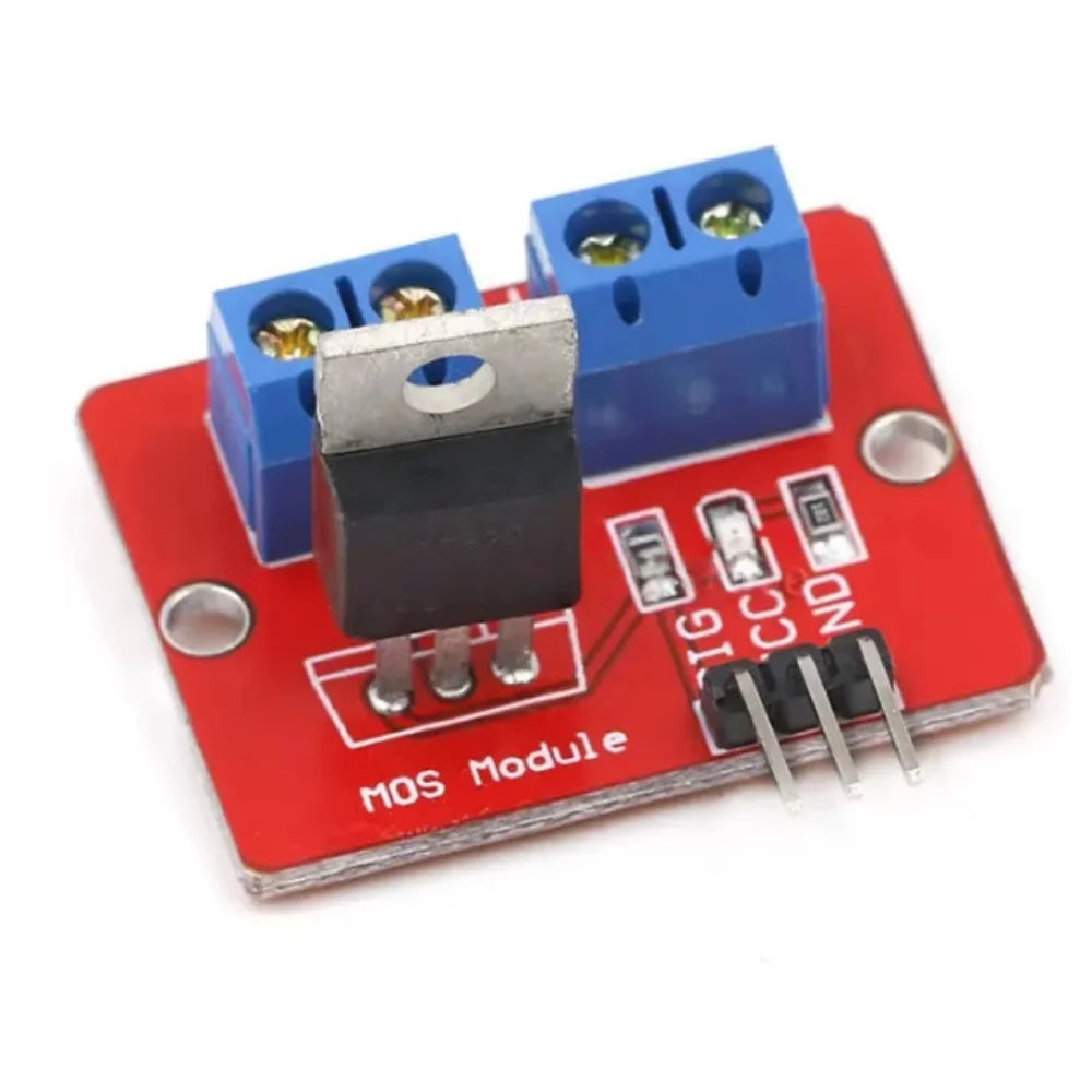 10-2PCS, 0-24V Top Mosfet Button IRF520 MOS Driver Module For Arduino MCU ARM Raspberry pi