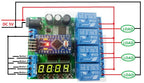 DC6.5-25V/5V 4CH Relay Control Board Opto Isolated NPN Input Digital Tube For Arduino Pro Mini Programmable Timer Module