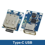 GREATZT 5V Boost Converter Step-Up Power Module Lithium Battery Charging Protection Board LED Display USB For DIY Charger 134N3P