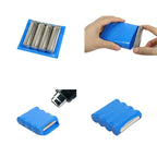 1kg Blue PVC Heat Shrinkable Tube Shrink Film for Insulation Coating 18650/21700 Li-ion Cells 26650/32650/33140 Lifepo4 Battery