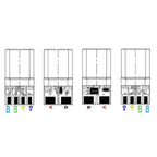 PD Fast Charge Type-C USB 65W 5A Male Connector Welding With 5Pin PCB + Type A Male 5Pin USB DIY OTG Data Charge DIY KIT