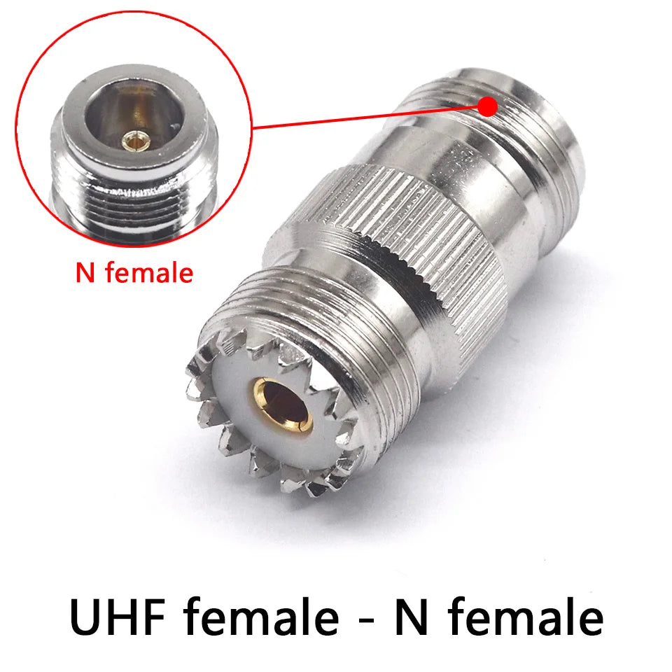 1/2/4/10pcs RF connector UHF-JKW UHF N-S male and female UHF/N-KJ M female elbow 90 degree SL16/SO239 right angle RF adapter L
