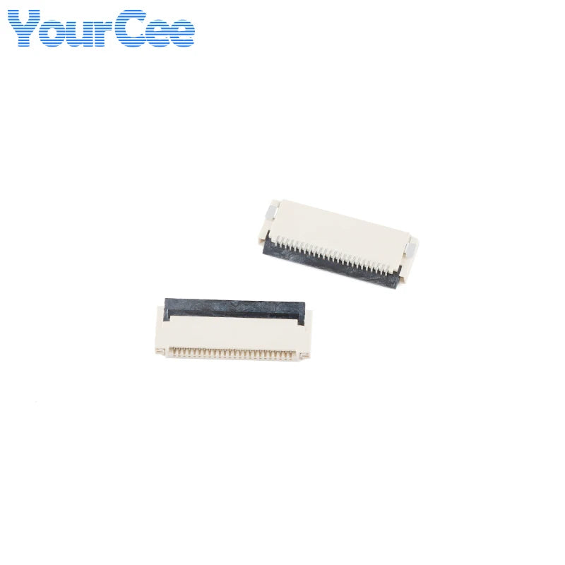 10PCS FFC/FPC Connector Flat Cable Socket 0.5MM Adapter 4/6/8/10/12/14/16-30/32/40/50/60 Pin Back Flip Front Insert Horizt