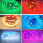 12V 24V LED Strip SMD 2835 Flexible LED Tape 5M 120 240 480Leds/m Waterproof Ribbon Diode Room Decor Warm Natural Cool White