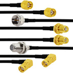 1pc SMA RF/RP Male/Female to F Plug Jack Pigtail Cable RG174 20cm/30cm/50cm NEW SMA to F RF Coax Adapter