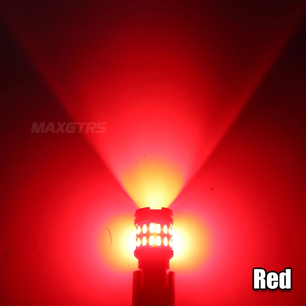 2x 2000LM Canbus T15 T16 LED Reverse Lights 912 W16W W15W Car Back Up Rear Lamp White Red Yellow Amber Super Bright High Power