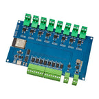 ESP32 Modbus RTU 8CH MOSFET Module RS485 TTL UART 8 Opto-Isolated Input CH340 WiFi BT Type-C & 7-24VDC Dual Dual Power Supply