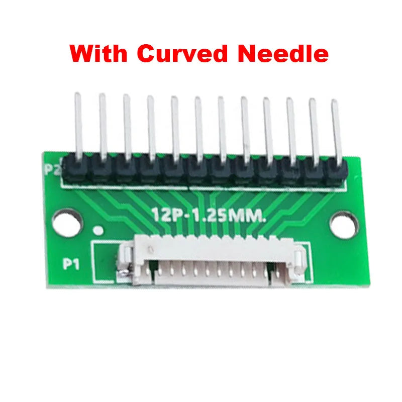 1/2/5/10pcs 1.25MM Pitch 4/6/8/10/12 FPC/FFC Adapter Connector 1.25 to 2.54 Circuit Board Horizontal Terminal Socket Test Board