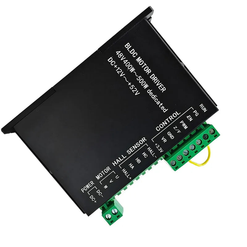 48V 500W ER11 Brushless Spindle+57MM Clamp with Screws+ 48V Brushless Motor Driver+ER11-10mm Built in HALL Sensor