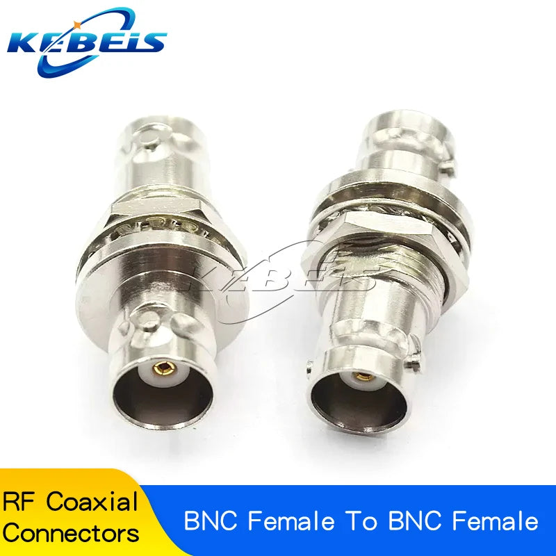 1PCS BNC to BNC Adapter Male to Female Dual Way Tee Flange BNC-KKF-KKY-KK-KKK-JJJ-KKJ-KKJ-JKW-JJ-JKQ9 RF Connector