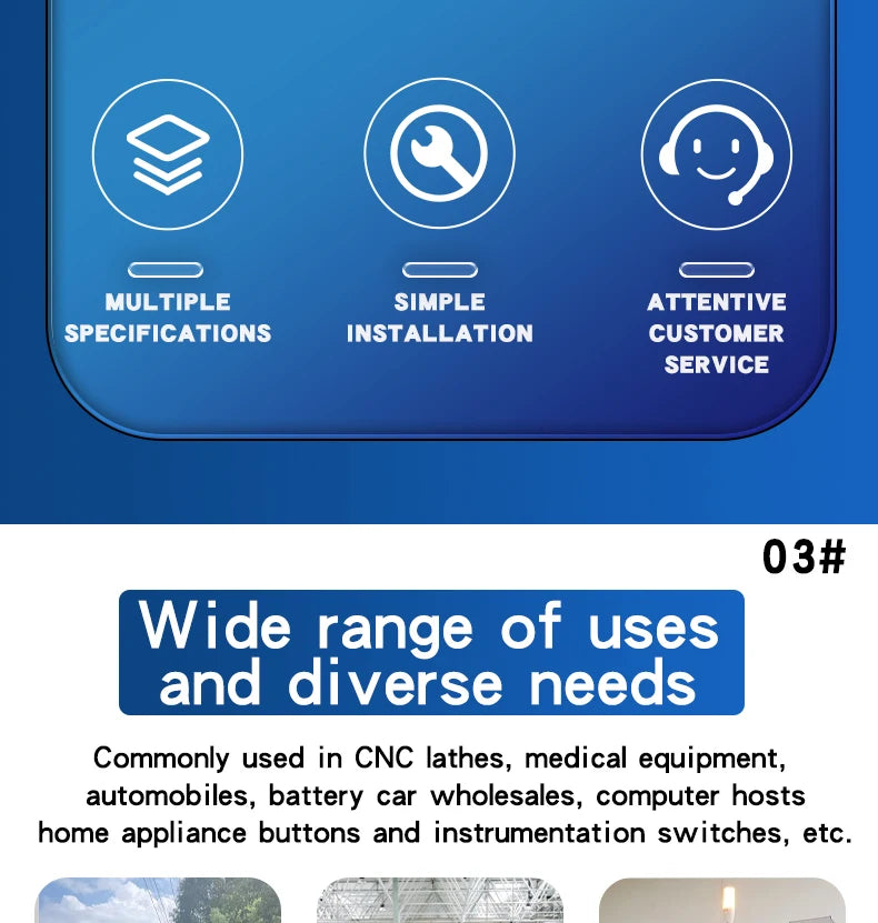 Metal Push Button Switch 12MM 3Pins 1NO1NC No Light waterproof Flat/High Head Momentary Latching Welding Foot Switch