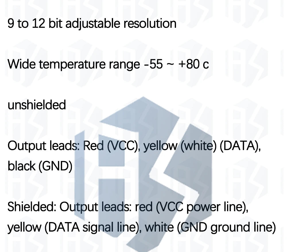 Waterproof DS18B20 Temperature Sensor Module Kit  100CM Digital Sensor Cable Stainless Steel Probe Terminal Adapter For Arduino