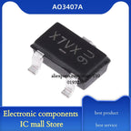 50PCS/LOT   AO3400A X0 AO3401A X1 AO3407A X7 MOSFET N-CH P-CH 30V 5.7A 4.3A 4A SOT-23-3 In Stock