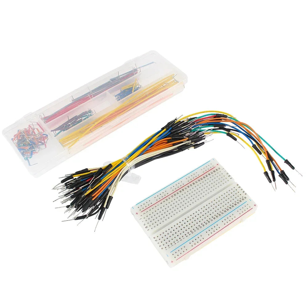 400 Tie Points Solderless Breadboard Kit PCB 140PCS/840PCS 14 Lengths Jumper Wire Dupont Line 10CM DIY Mini Test Protoboard Kit