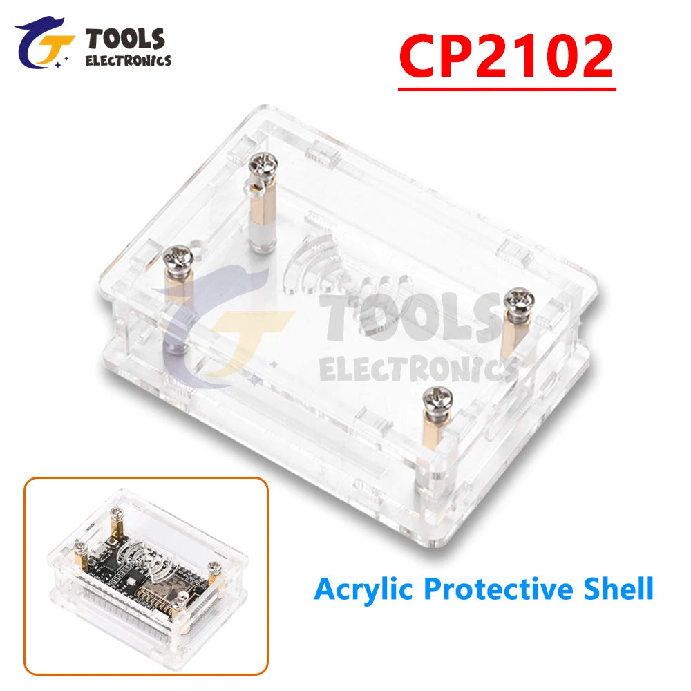NodeMcu Lua ESP8266 CP2102 CH340G Iot Development Board Transparent Acrylic Protective Shell