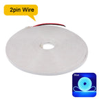 DC 12V 24V LED Neon Strip Light Neon Sign Waterproof Silicone Rope Lights Flexible Lamp Home Decoration with 2pin Wire 9 Colors