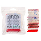 250PCS 25Values 1W Zener Diode Kit 3.0V-33V DO-41 for Voltage Regulation Electronic Projects 3.3V 3.6V 3.9V 27V 30V 33V