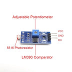 1/3/5/10PCS LDR Photoresistor Sensor Module Light Intensity Detection Brightness Light Sensor for Arduino LM393