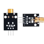 1PCS  KY-008 650nm Laser sensor Module 6mm 5V 5mW Red Laser Dot Diode Copper Head for arduino DIY Kit