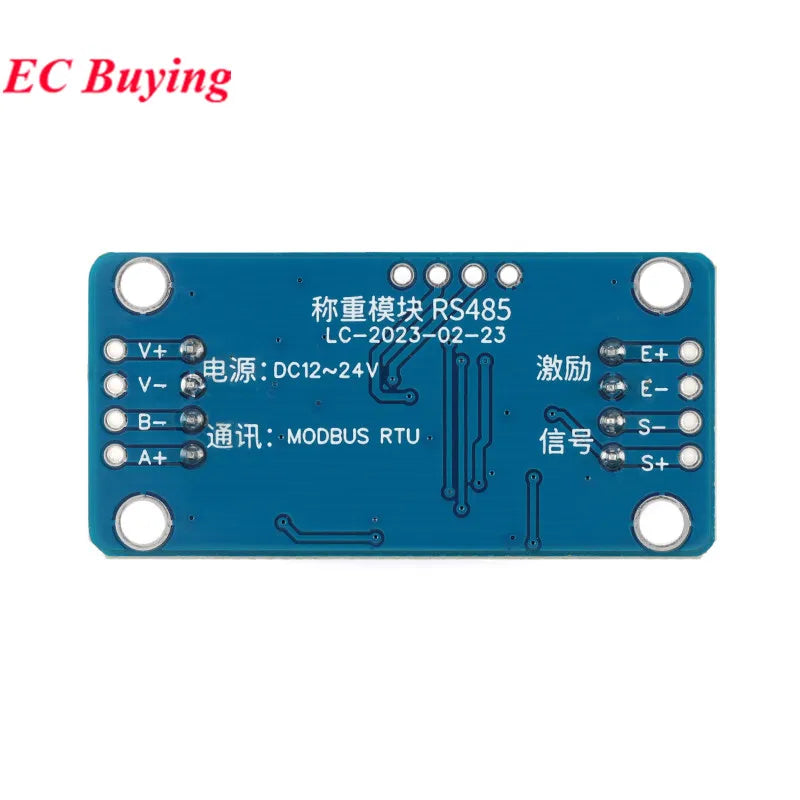 YR-2181 2180 Guide Rail Electronic Scale Weigh Signal Pressure Sensor Conversion Acquisition RS485 Interface Modbus Rtu Protocol