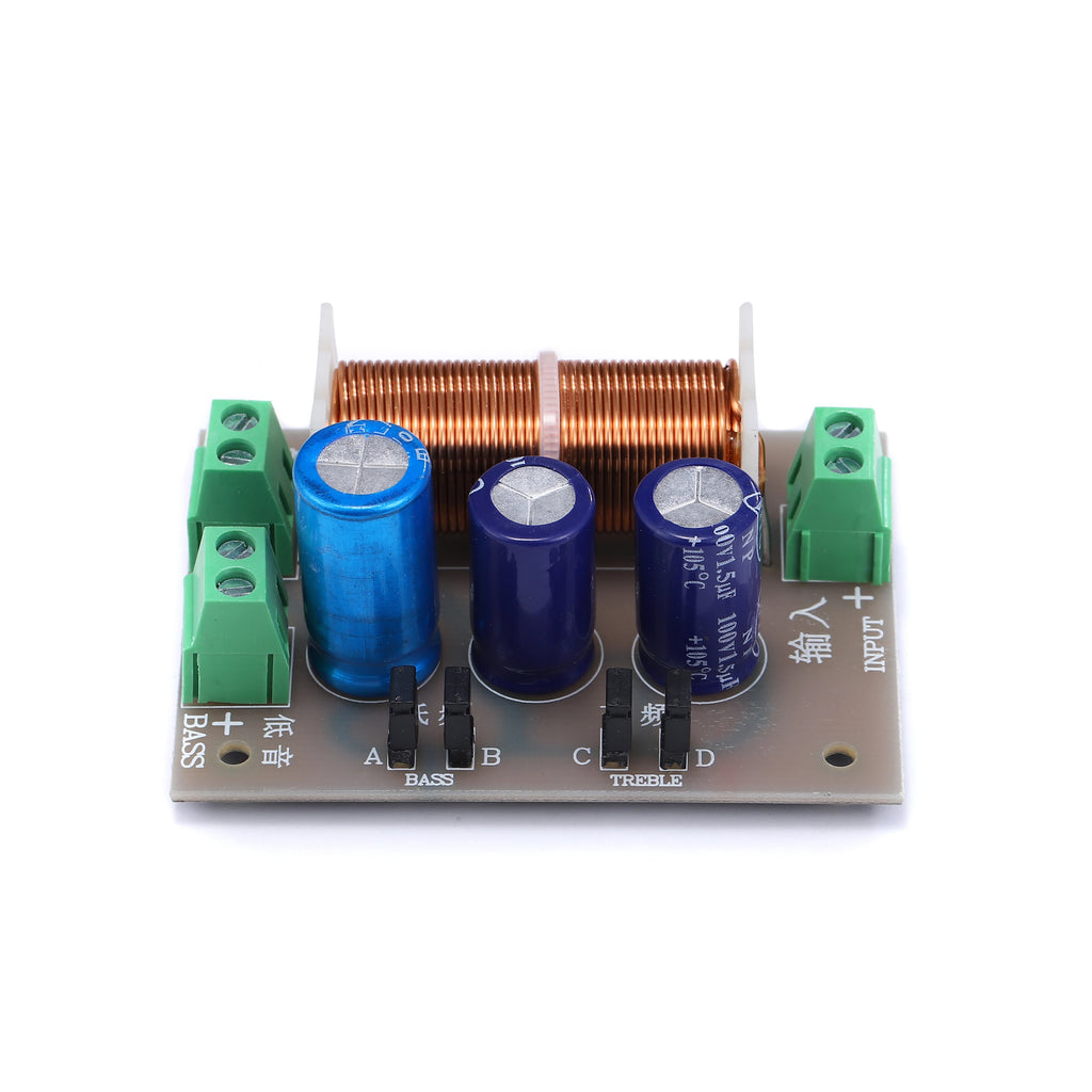 YLY-2088 400W Adjustable 2 Way Crossover Filters 1 Unit Audio Speaker Frequency Divider Full Range Treble Bass