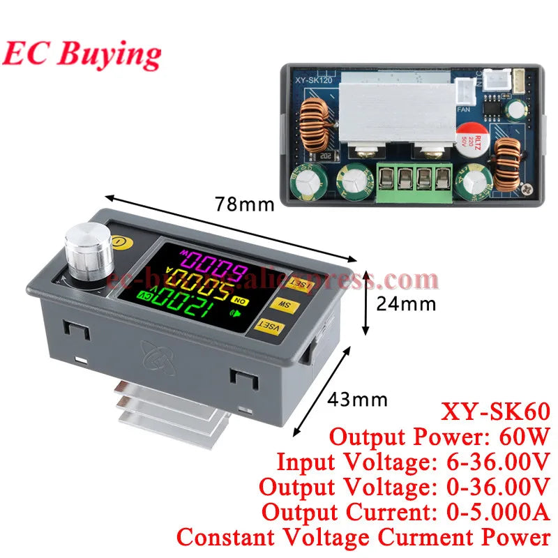 SK150 SK120 SK60 SK150S Buck Boost Converter 150W 120W 60W CNC CC CV MPPT Power DC Adjustable Regulated Solar Charging Module