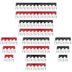 1pcs 25A 600V Dual Row Strip Electrical Screw Terminal Block Fence Screw Ribbon Wire Connector 3/4/5/6/8/10/12 Position