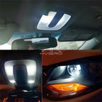10PCS T10 W5W 12SMD 1206 Car Wedge White LED DC 12V Canbus No Error Decoder External Lights License Plate Lamp Corner Backup Led