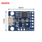 10pcs/1pc ATTINY85 Micro Type-C Development Board 8-bit AVR Microcontroller Module Digispark Kicksta Expansion Board for Arduino