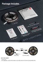 WS2815 DC12V WS2812B WS2813 LED Strip Light RGB Individually Addressable LED Lights Dual Signal 30 60 100 144 LEDs IP30 65 67