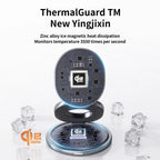 Qi2.2 25W Metal Wireless Charger Protable Fast Charging Station Stand 360° Rotation for iPhone 17 16 15 14 Pro Max Watch Airpods