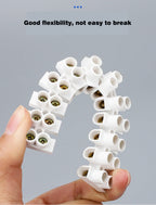 10Pcs 12 Position Electrical Wire Connector Retardant X3-1012 20A 30A Terminal Blocks Barrier Terminal Strip Plastic Terminal