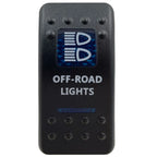 Blue Led Rocker Switch Button 5Pins&7Pins ON OFF ON For Car Marine Boat NARVA ARB Style interior Lights parts Camper Accessories