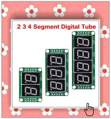 1/5pcs TM1637 4 Bits Digital LED Display Module For arduino 7 Segment 0.36Inch Clock RED Anode Tube Four Serial Driver Board