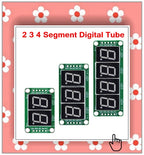 1/5pcs TM1637 4 Bits Digital LED Display Module For arduino 7 Segment 0.36Inch Clock RED Anode Tube Four Serial Driver Board
