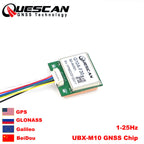 Quescan G10A-F30 M10 GPS GNSS Module Equipped with UBX-M10050-KB Support GPS+GLONASS+Galileo+Beidou,Accuracy 1.5m CEP