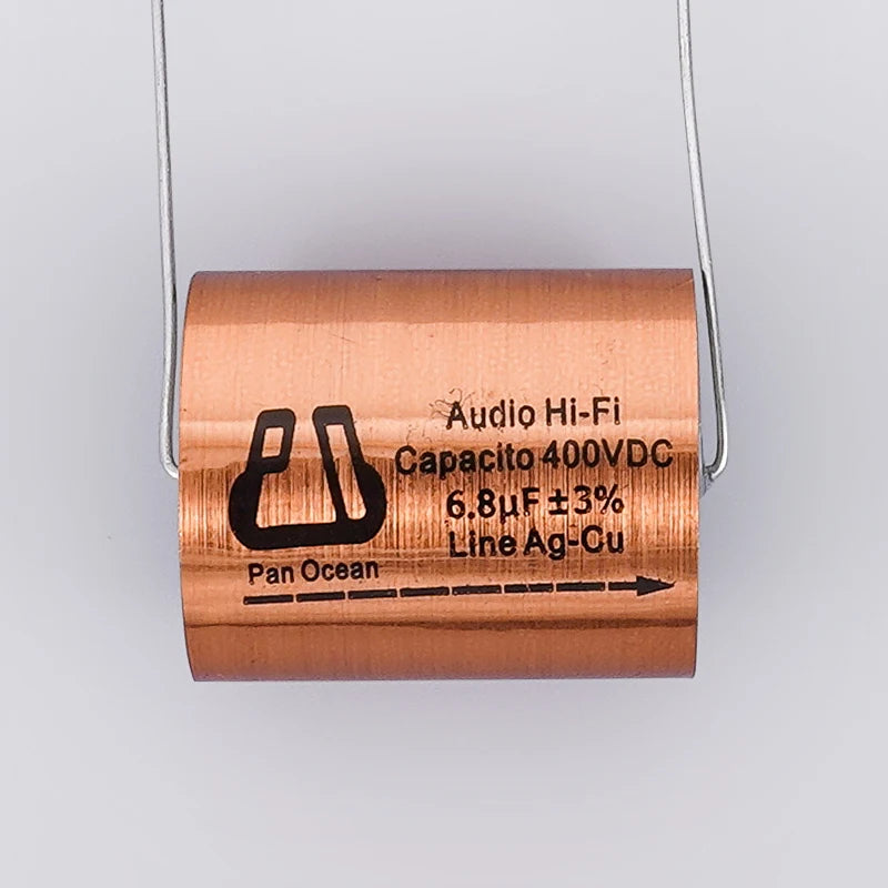 Free Shipping 2pcs/lot Tianji MKP Series Metallized polypropylene polar Audio Hi-Fi capacitor Line Ag-Cu ±3%