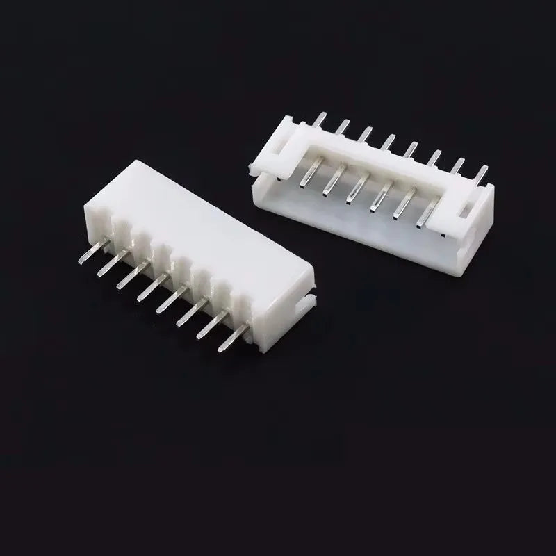 100PCS JST PH 2.0 2P 3P 4P 5P 6P 7P 8P 9P 10P 11P 12 Pin Header PH2.0 2mm Connectors Leads PH-AW PH-Y Curved Pins Male Shell