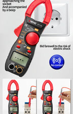 ANENG ST170 Clamp Meter Digital Multimeter Tester 500A AC Current AC/DC Voltage+B18 Highlight Voltage Tester Pen Electrician Set