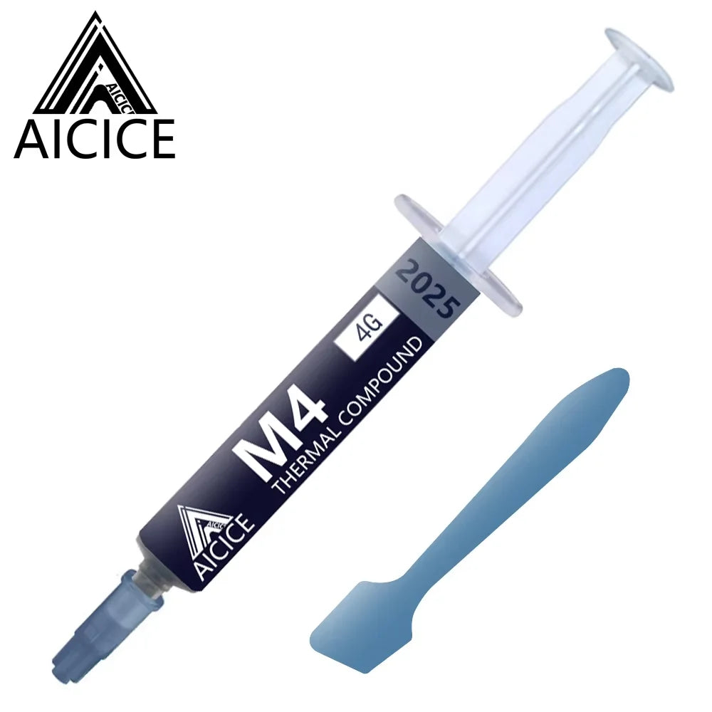AICICE M4 M6 Performance Thermal Grease 11.8‑16W/mK Non‑Conductive Silicone Paste 1.5/4/8g For CPU GPU Laptop Desktop Heatsink