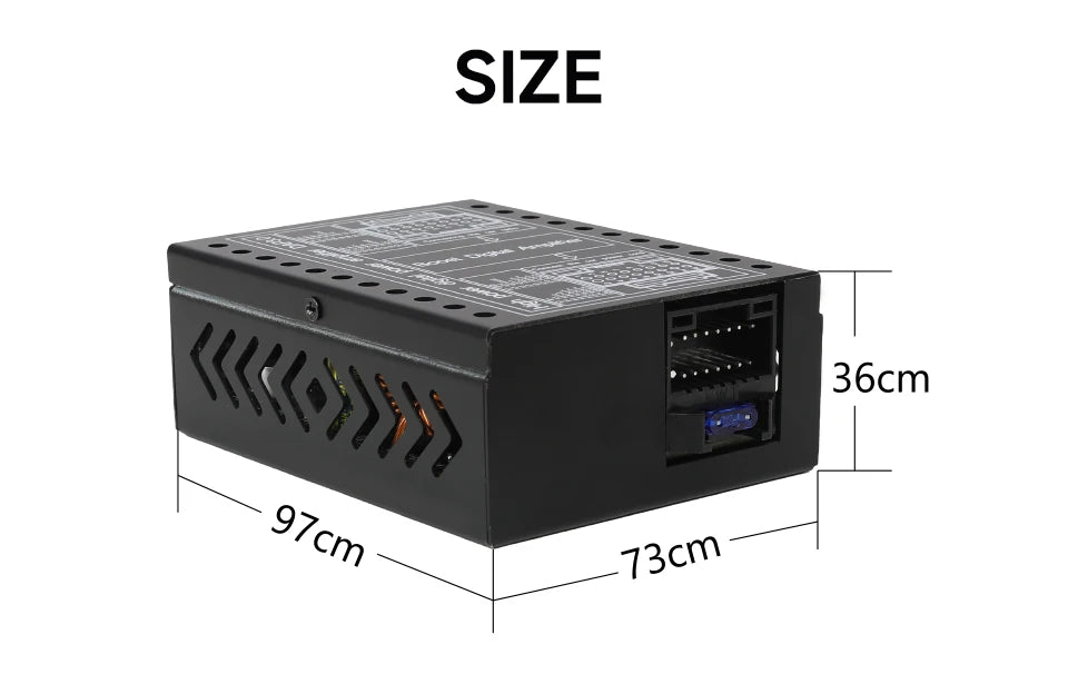 HIFI Car DSP Amplifier Lossless Modified Speakers 4*60W for Android Car Radio Stereo Car Sound Upgrade Audio Signal Processor